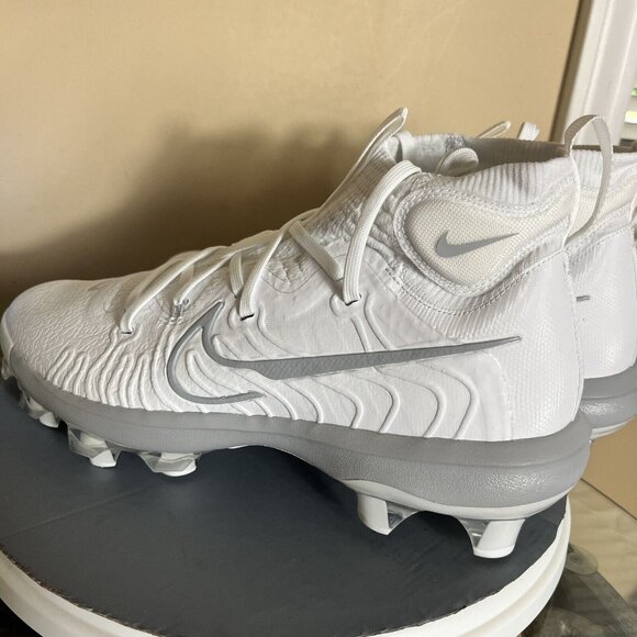 Nike‎ Alpha Huarache NXT MCS Molded Baseball Cleats DJ6519-103 Men Size 8 White - Picture 2 of 10